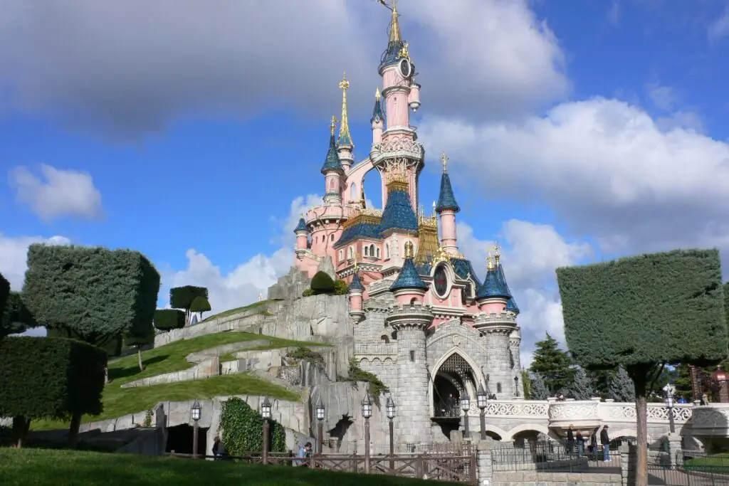 The "castle" at Disneyland Paris.
